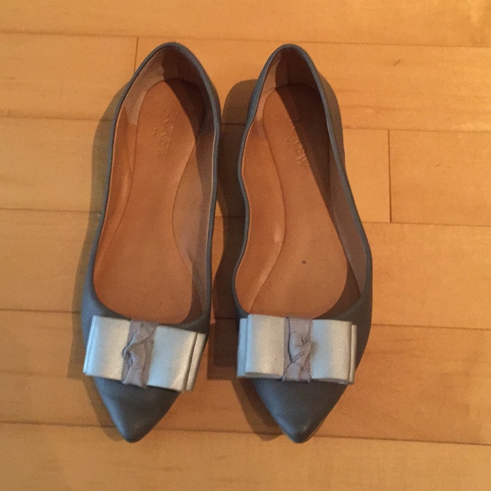 Jcrew grey flats